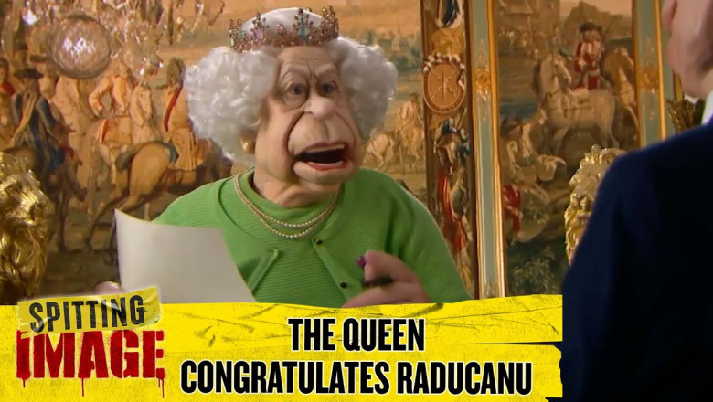 The Queen And Piers Morgan Congratulate Emma Raducanu | Spitting Image