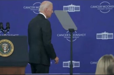 'Mental decline': Internet roasts Joe Biden after he 'got lost on stage'