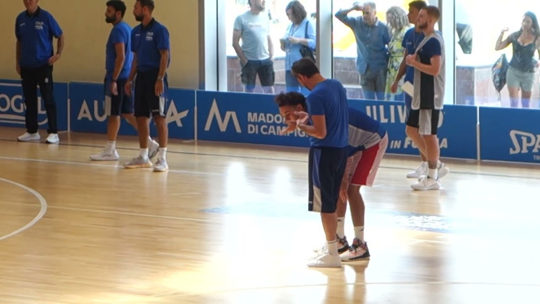 Partitelle di Italbasket, a Pinzolo durante il ritiro estivo