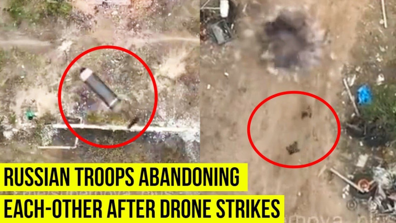 Russian troops Abandon each-other after Ukrainian Drone Strikes ...