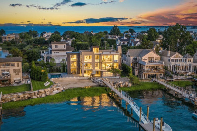 Touring a $10,000,000 Waterfront Connecticut MANSION