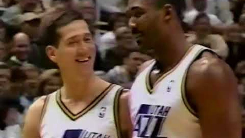 Utah Jazz vs Seattle Game 5 1996 Playoffs WCF Game 5 (Full Game) + postgame