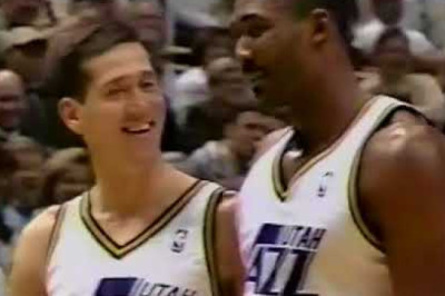 Utah Jazz vs Seattle Game 5 1996 Playoffs WCF Game 5 (Full Game) + postgame