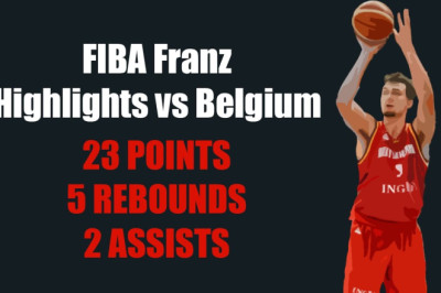 FIBA Franz Wagner Highlights vs Belgium | 23 pts 5 rebs 2 ast | Orlando Magic NBA