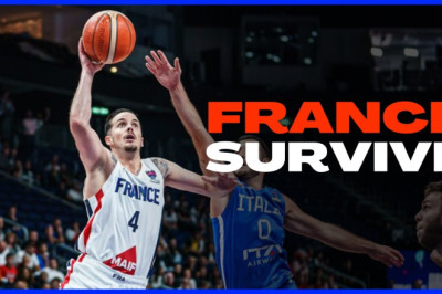 France survive | France vs Italy Quarter-Finals #eurobasket2022 #bringthenoise