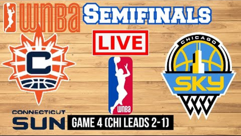 Live: Connecticut Sun Vs Chicago Sky | WNBA Semifinals | Scoreboard | Play By Play | Bhordz TV