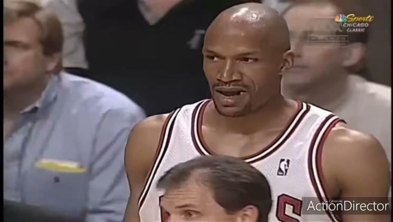 Charlotte Hornets @ Chicago Bulls 1998 NBA Playoffa ECSF Game 5
