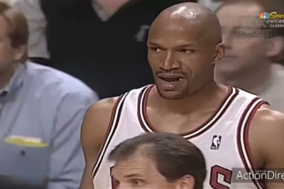 Charlotte Hornets @ Chicago Bulls 1998 NBA Playoffa ECSF Game 5