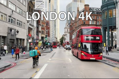 City of London 4K - Sunset Drive