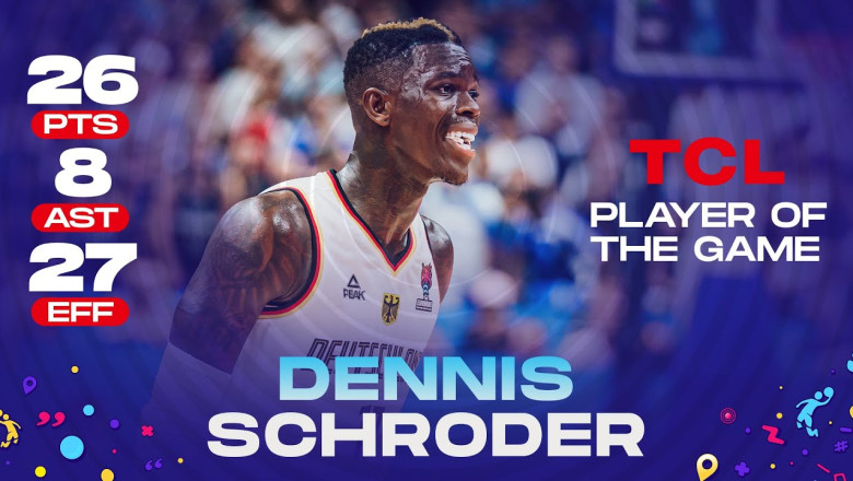 Dennis SCHRODER 🇩🇪 | 26 PTS | 8 AST | 27 EFF | TCL Player of the Game vs. Greece