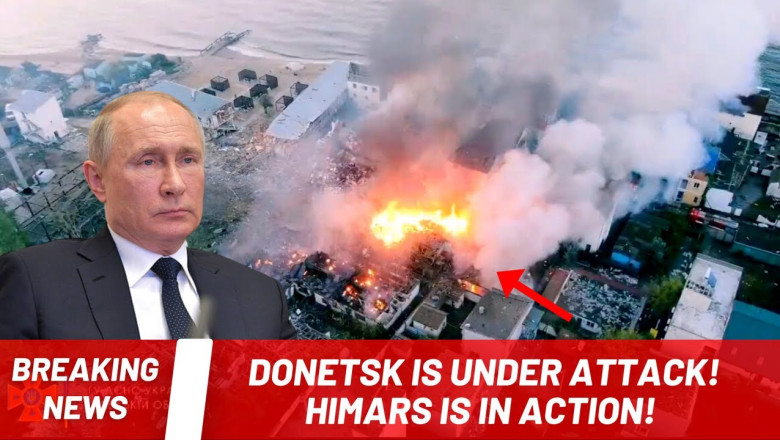 Donetsk is under massive shelling! Ukraine army strike Russian military bases!