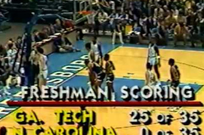 Michael Jordan 39 pts vs. Georgia Tech - College Career High - 1983