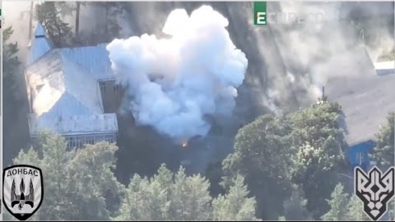 Moment The battalions of General Kulchytsky State University and "Donbas" hit Russians