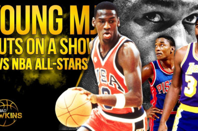 The Game Fresh Out Of College MJ OUTPLAYED Magic Johnson x NBA All Stars | SQUADawkins