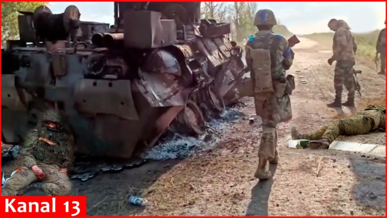 Dramatic moment Armored vehicles with Russian officers were DESTROYED - "Everything was reduced to ashes"