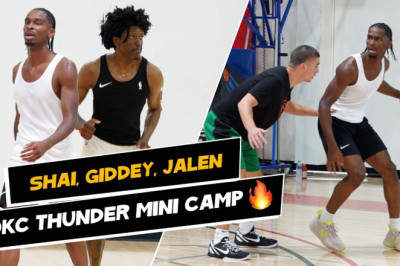 OKC Thunder Mini Camp NBA run 🔥 Shai, Giddey, Jalen