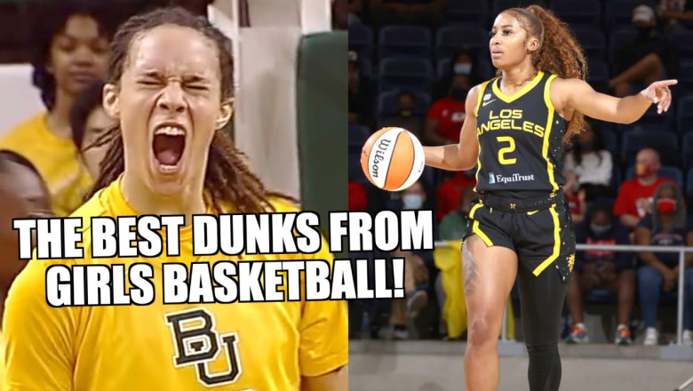 TOP 10 DUNKS FROM WOMEN'S BASKETBALL!!