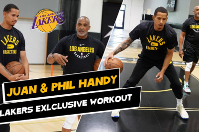 Lakers Juan Toscano-Anderson Exclusive Workout with Phil Handy