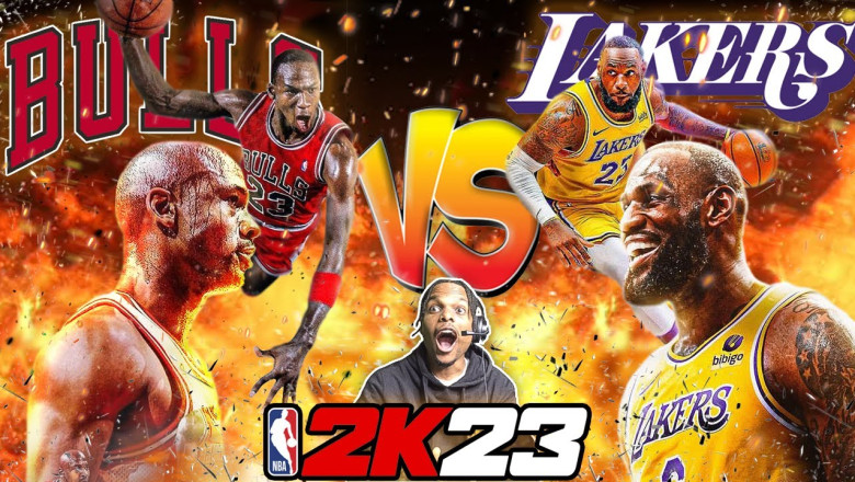 NBA 2K23 NEXT GEN IS INSANE!! LEBRON JAMES VS MICHAEL JORDAN