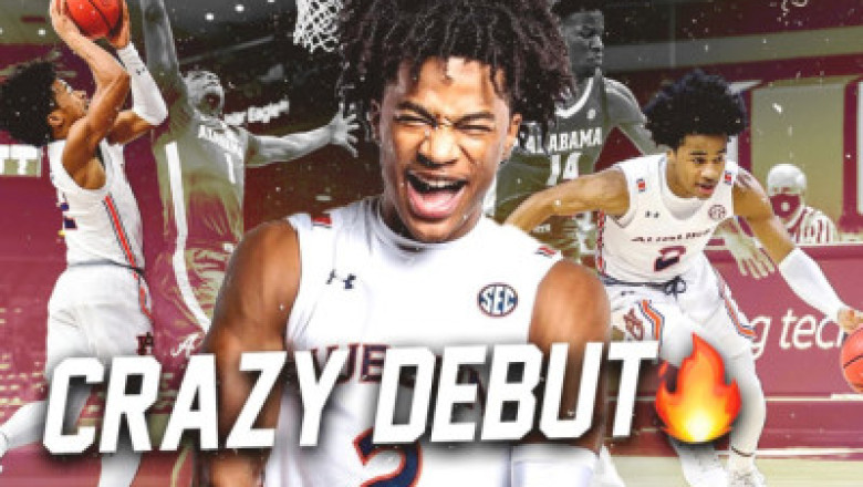 Sharife Cooper Did Not Disappoint In Auburn Debut | Full Highlights vs UA | 26 Pts, 9 Ast &amp; 4 Reb