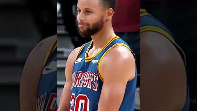 Steph looking at Klay 😁 #shorts