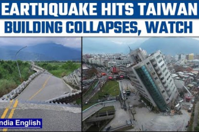 Taiwan: 6.9 magnitude Earthquake hits Taiwan, building collapses | Oneindia news *Breaking