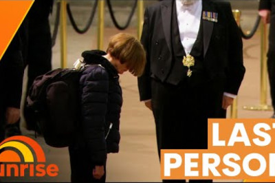 Final person to see the Queen lying in state | Sunrise