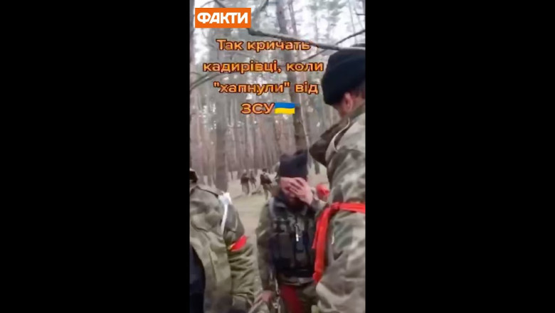 😅 Kadyrov's TikTok troops are crying and running away from the Armed Forces #shorts