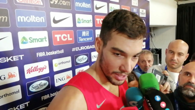 Willy Hernangomez: "No tenemos ninguna presión, el trabajo ya está hecho" -We have no pressure, the work is already done