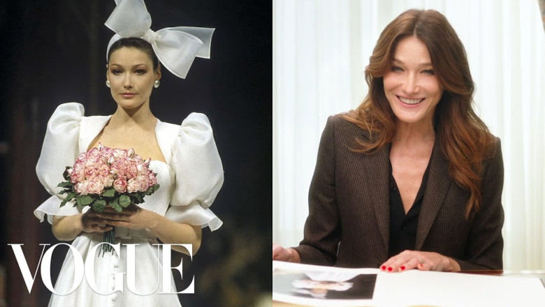 Carla Bruni Breaks Down 13 Looks From 1988 to Now | Life in Looks | Vogue