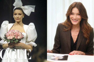 Carla Bruni Breaks Down 13 Looks From 1988 to Now | Life in Looks | Vogue