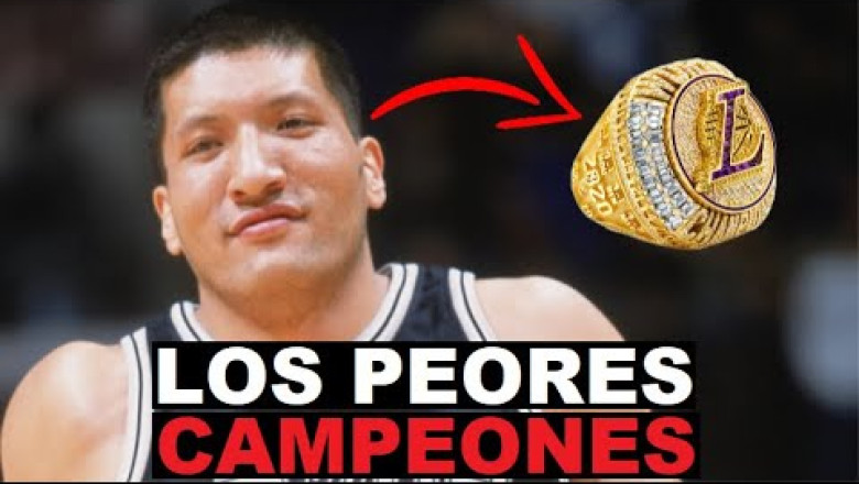 LOS PEORES CAMPEONES DE LA NBA