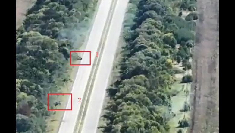 Extremely Accurate, Synchronized Artillery on Two Russian Targets (Excalibur?)