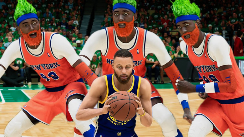 I Made A Full Team of 7’7 Point Guards In NBA 2K