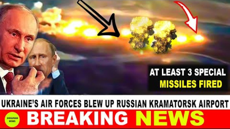 Ukrainian Air Forces Blew Up The Russian Kramatorsk Military Airport In ...