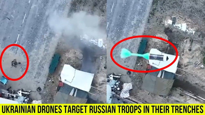 Russian Troops Hiding In Their Trenches From Ukrainian Drones. | Nexth City