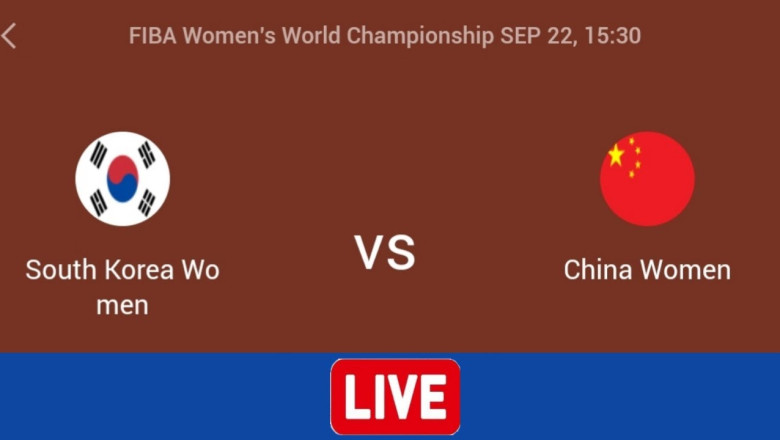 South Korea Vs China Fiba Womens Basketball World Cup 2022 Nexth City 5256