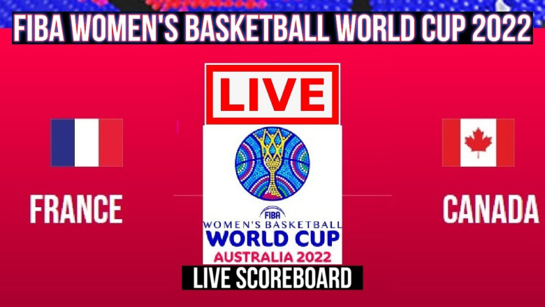 Live: France Vs Canada | Fiba Women's Basketball World Cup 2022 | Live Scoreboard | Play By Play
