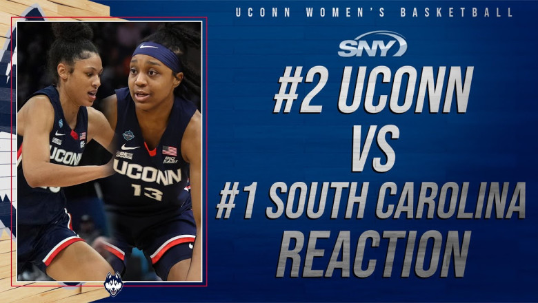 Reacting to Christyn Williams, Olivia Nelson-Ododa's play in National Championship | UConn | SNY