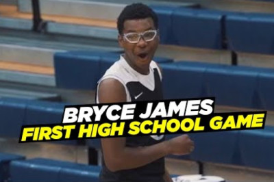 Bryce James FIRST Fall League Game As a High Schooler!