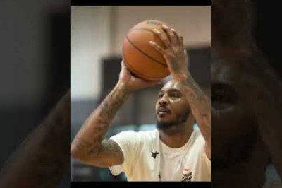 Carmelo Anthony practicing 2022-23
