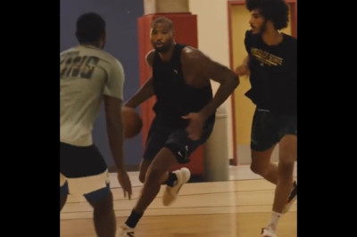 DeMarcus Cousins looking extremely slim and dominates workout 👀