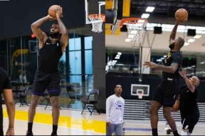 LeBron getting ready for his 20th nba season