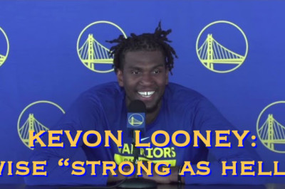 LOONEY: “Steph (Curry)&(Wiggins) made alot of shots today”; Wiseman “super-athletic/strong”; Rollins