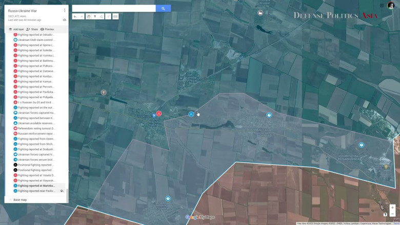 [ Donetsk Front ] Fighting reported at Pobjeda (NEW!), Marinka, Pavlivka - Breaking News!