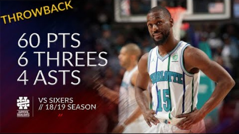 Kemba Walker 60 pts 6 threes 4 asts vs Sixers 18/19 season