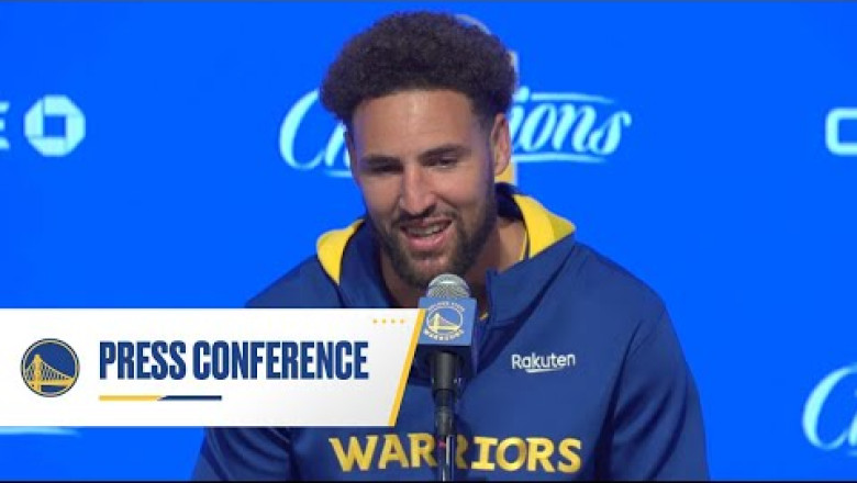 Klay Thompson 2022 Media Day Press Conference | Golden State Warriors