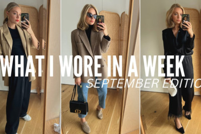 WHAT I WORE IN A WEEK FOR EARLY AUTUMN