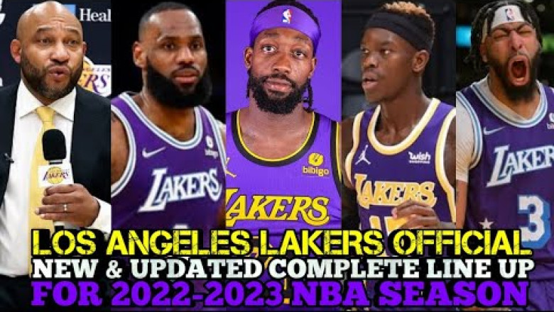 LOS ANGELES LAKERS OFFICIAL NEW & UPDATED COMPLETE LINE UP FOR 2022 ...