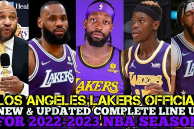 LOS ANGELES LAKERS OFFICIAL NEW & UPDATED COMPLETE LINE UP FOR 2022-2023 NBA SEASON | LAKERS UPDATES